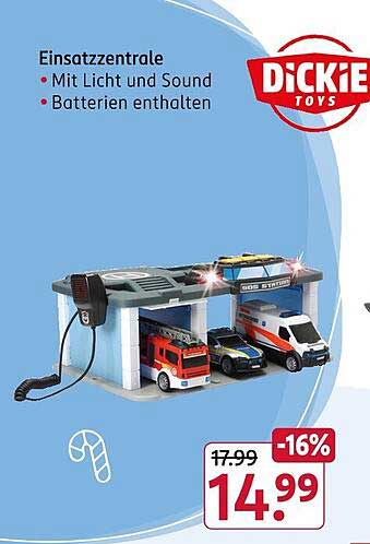 Einsatzzentrale von Dickie Toys mit Licht und Sound