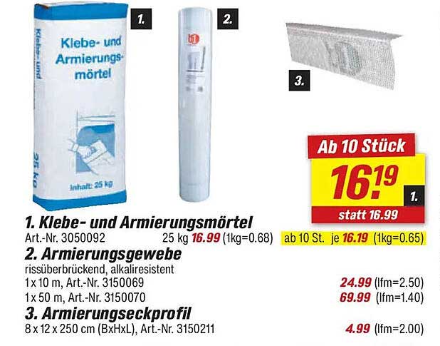 Tassullo Klebe Und Armierungsmortel