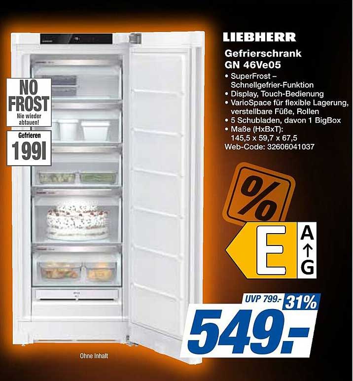 Wunderbar Liebherr Gefrierschrank Aktion Ebenbild