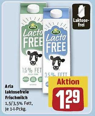 Arla laktosefreie Frischmilch