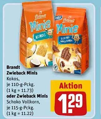 Brandt Zwieback Minis