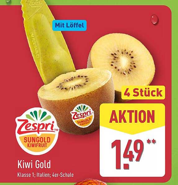 Zespri Sungold Kiwi Gold - 4 Stück