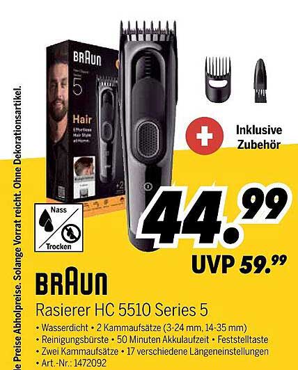 BRAUN Rasierer HC 5510 Series 5