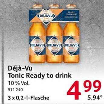 Déja-Vu Tonic Ready to drink
