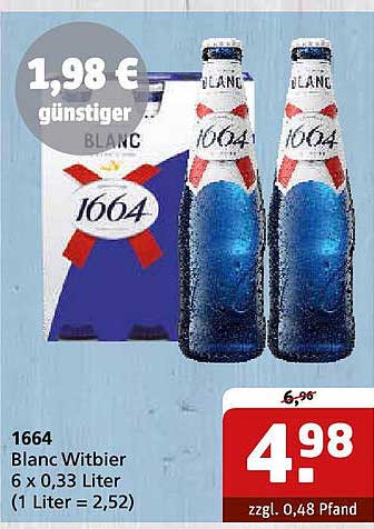 1664 Blanc Witbier 6 x 0,33 Liter