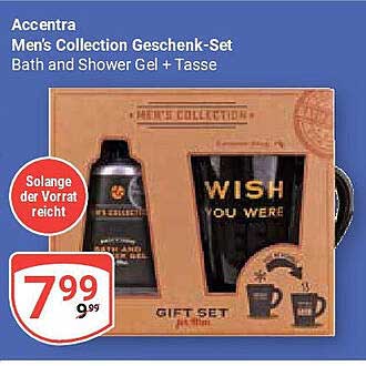 Accentra Men's Collection Geschenk-Set - Bath and Shower Gel + Tasse