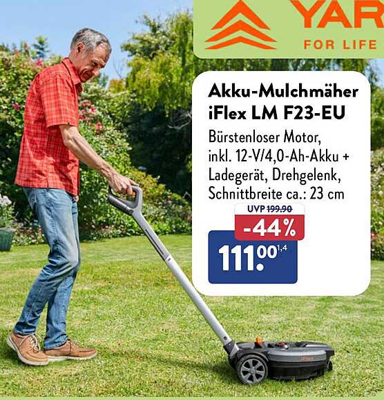 Akku-Mulchmäher iFlex LM F23-EU