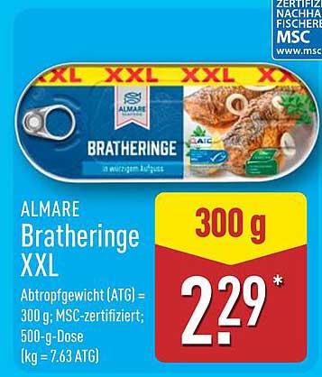 ALMARE Bratheringe XXL 300 g