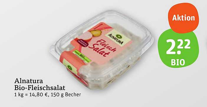 Alnatura Bio-Fleischsalat 150 g Becher