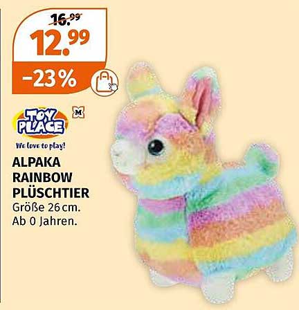 ALPAKA RAINBOW PLÜSCHTIER – Bunter Spielspaß für alle Altersgruppen