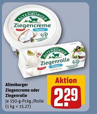 Altenburger Ziegencreme oder Ziegenrolle 150 g