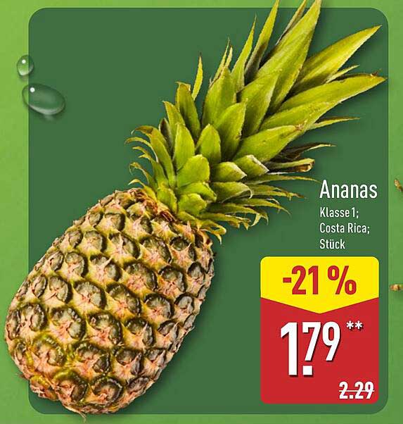 Ananas Klasse 1; Costa Rica; Stück