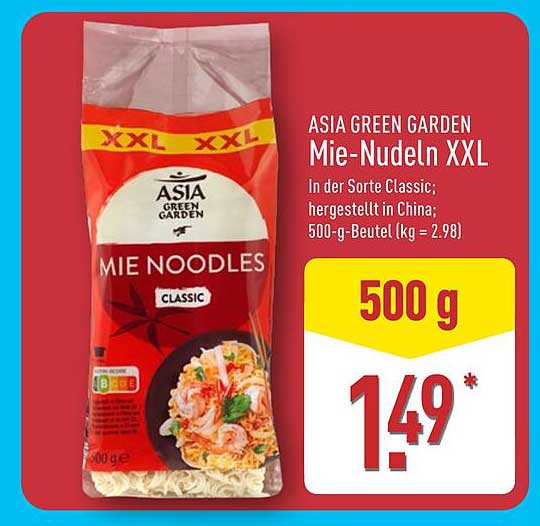 ASIA GREEN GARDEN Mie-Nudeln XXL