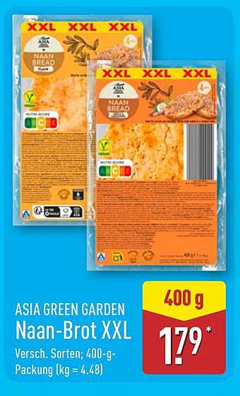Asia Green Garden Naan-Brot XXL