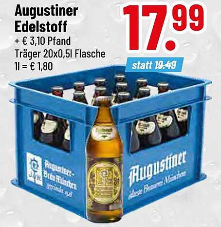 Augustiner Edelstoff 20er Träger