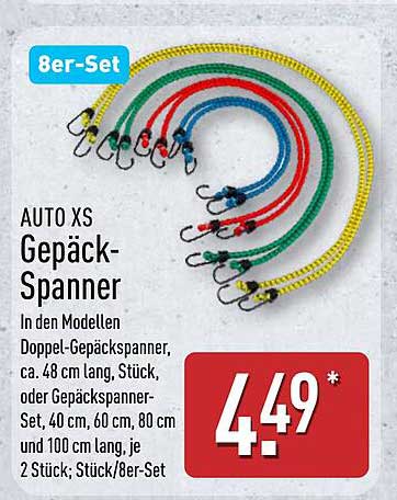 AUTO XS Gepäck-Spanner 8er-Set