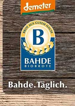 Bahde Biobrote – Demeter Qualität für jeden Tag