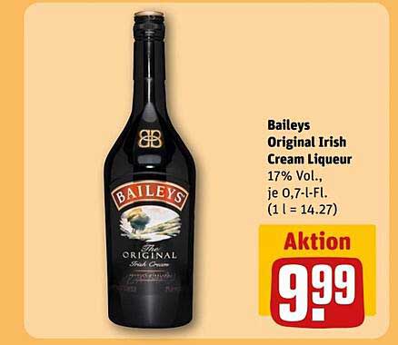 Baileys Original Irish Cream Liqueur 0,7 l – Aktionspreis