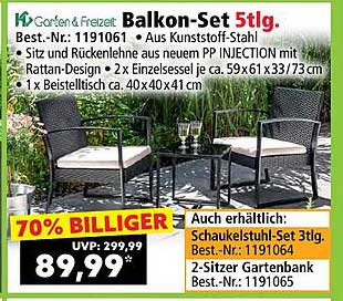 Balkon-Set 5tlg.