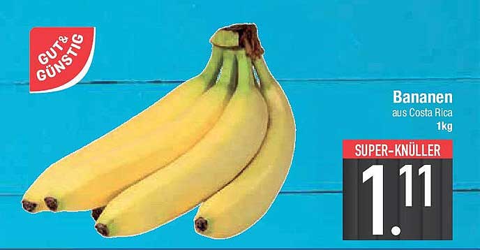 Bananen aus Costa Rica 1kg