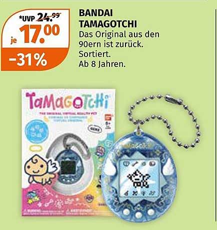 BANDAI TAMAGOTCHI - Das Original aus den 90ern ist zurück! (Sortiert)