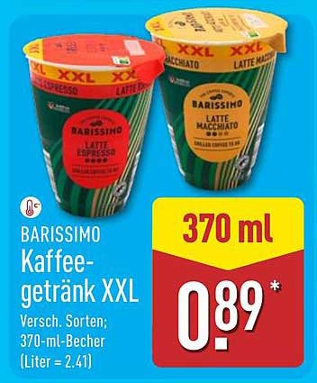 BARISSIMO Kaffeegetränk XXL 370 ml