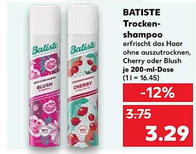 BATISTE Trockenshampoo Cherry oder Blush je 200-ml-Dose