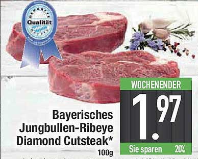 Bayerisches Jungbullen-Ribeye Diamond Cutsteak* 100g