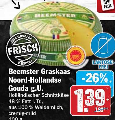 Beemster Graskaas Noord-Hollandse Gouda g.U.