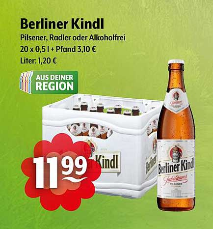 Berliner Kindl - Pilsener, Radler oder Alkoholfrei