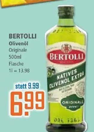 BERTOLLI Olivenöl Natives Extra 500ml