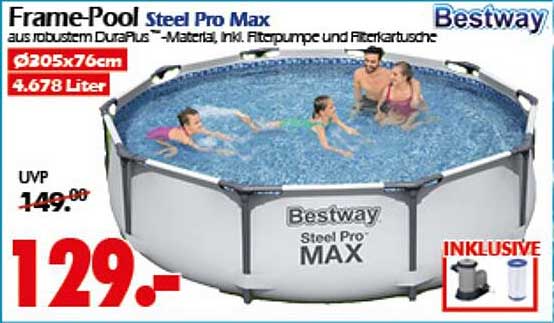 Bestway Frame-Pool Steel Pro Max 305x76 cm