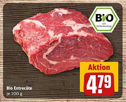 Bio Entrecôte je 100 g