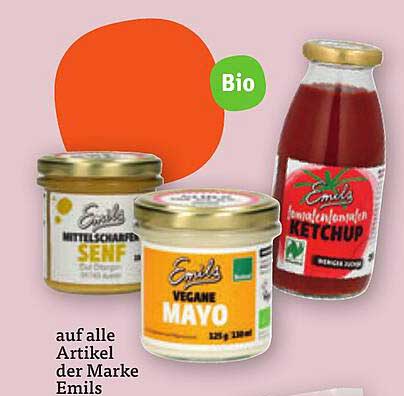 Bio-Produkte der Marke Emils – jetzt zum Sparpreis!