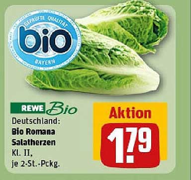 Bio Romana Salatherzen Kl. II, je 2-Stück-Packung