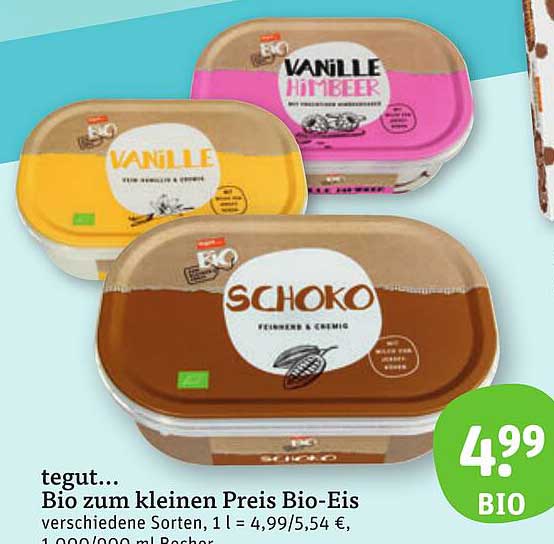 Bio zum kleinen Preis Bio-Eis - Diverse Sorten