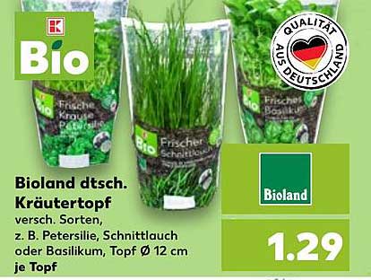 Bioland dt. Kräutertopf – vielseitig und frisch