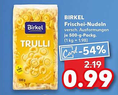 BIRKEL Frischei-Nudeln - Trulli 500 g