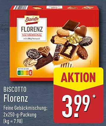 Biscotto Florenz – Feine Gebäckmischung, 2x250-g-Packung