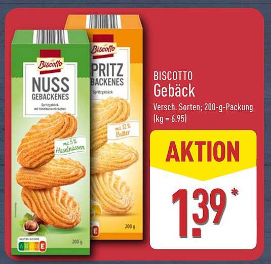 Biscotto Gebäck - Nuss und Spritz