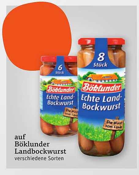 Böklunder Echte Landbockwurst - Verschiedene Sorten
