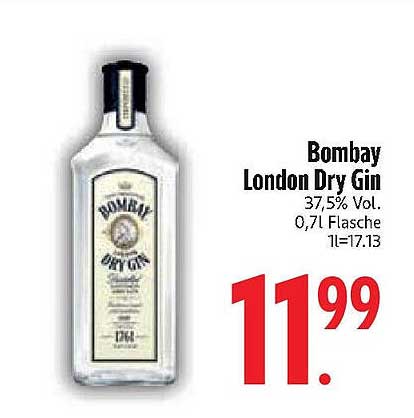 Bombay London Dry Gin 0,7l