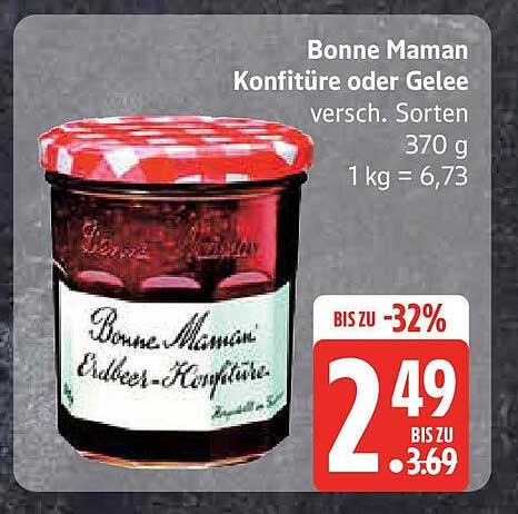 Bonne Maman Konfitüre oder Gelee 370 g - verschiedene Sorten