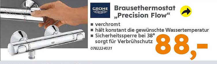 Brausethermostat „Precision Flow“