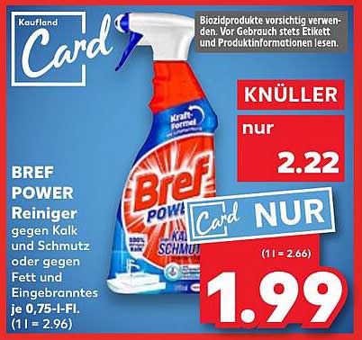 BREF POWER Reiniger gegen Kalk und Schmutz