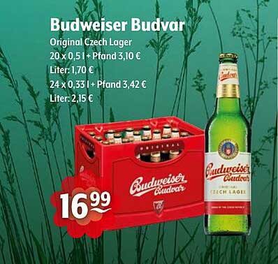 Budweiser Budvar Original Czech Lager