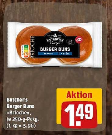 Butcher's Burger Buns »Brioche«, je 250-g-Pckg.