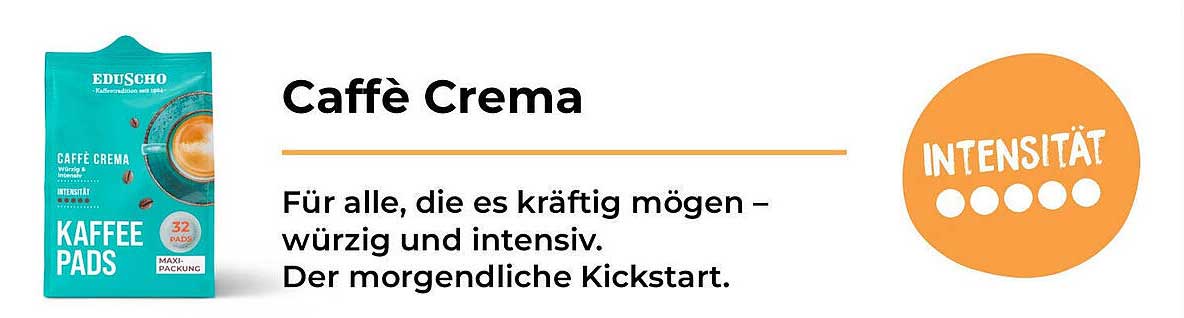 Caffè Crema Kaffee Pads, Maxi-Packung