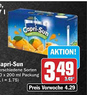 Capri-Sun 10 x 200 ml Packung - Verschiedene Sorten