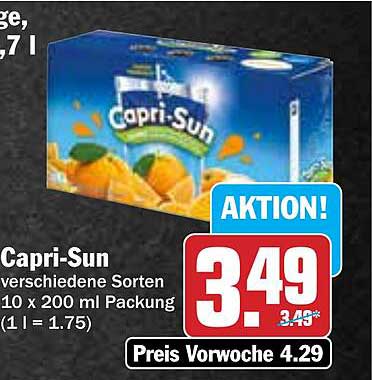 Capri-Sun verschiedene Sorten (10 x 200 ml Packung)